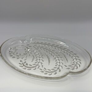 Vintage Federal Glass Homestead Snack Plates